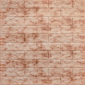 Декоративная 3D панель самоклейка под кирпич Красный мрамор 700x770x5мм (063) SW-00000035 RAMKABUD Декоративная 3D панель самоклейка под кирпич Красный мрамор 700x770x5мм (063) SW-00000035 RAMKABUD RAMKABUD- Купить стройматериалы для кровли и фасада
