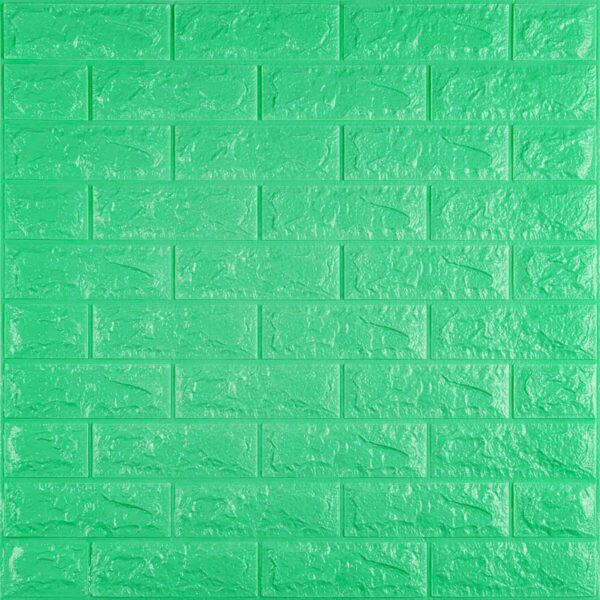 3D панель самоклеющаяся кирпич Мятный 700x770x7мм (012-7) SW-00000050 RAMKABUD RAMKABUD- Купить стройматериалы для кровли и фасада 2