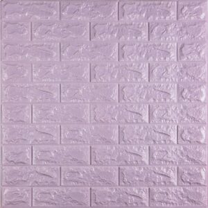 3D панель самоклеющаяся кирпич Светло-фиолетовый 700x770x7мм (015-7) SW-00000058 RAMKABUD 3D панель самоклеющаяся кирпич Светло-фиолетовый 700x770x7мм (015-7) SW-00000058 RAMKABUD RAMKABUD- Купить стройматериалы для кровли и фасада