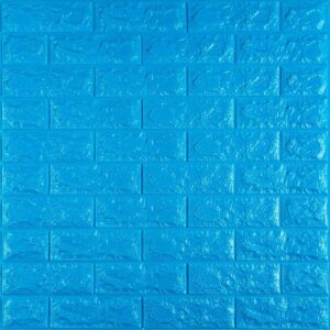 3D панель самоклеющаяся кирпич Синий 700x770x7мм (003-7) SW-00000060 RAMKABUD 3D панель самоклеющаяся кирпич Синий 700x770x7мм (003-7) SW-00000060 RAMKABUD RAMKABUD- Купить стройматериалы для кровли и фасада