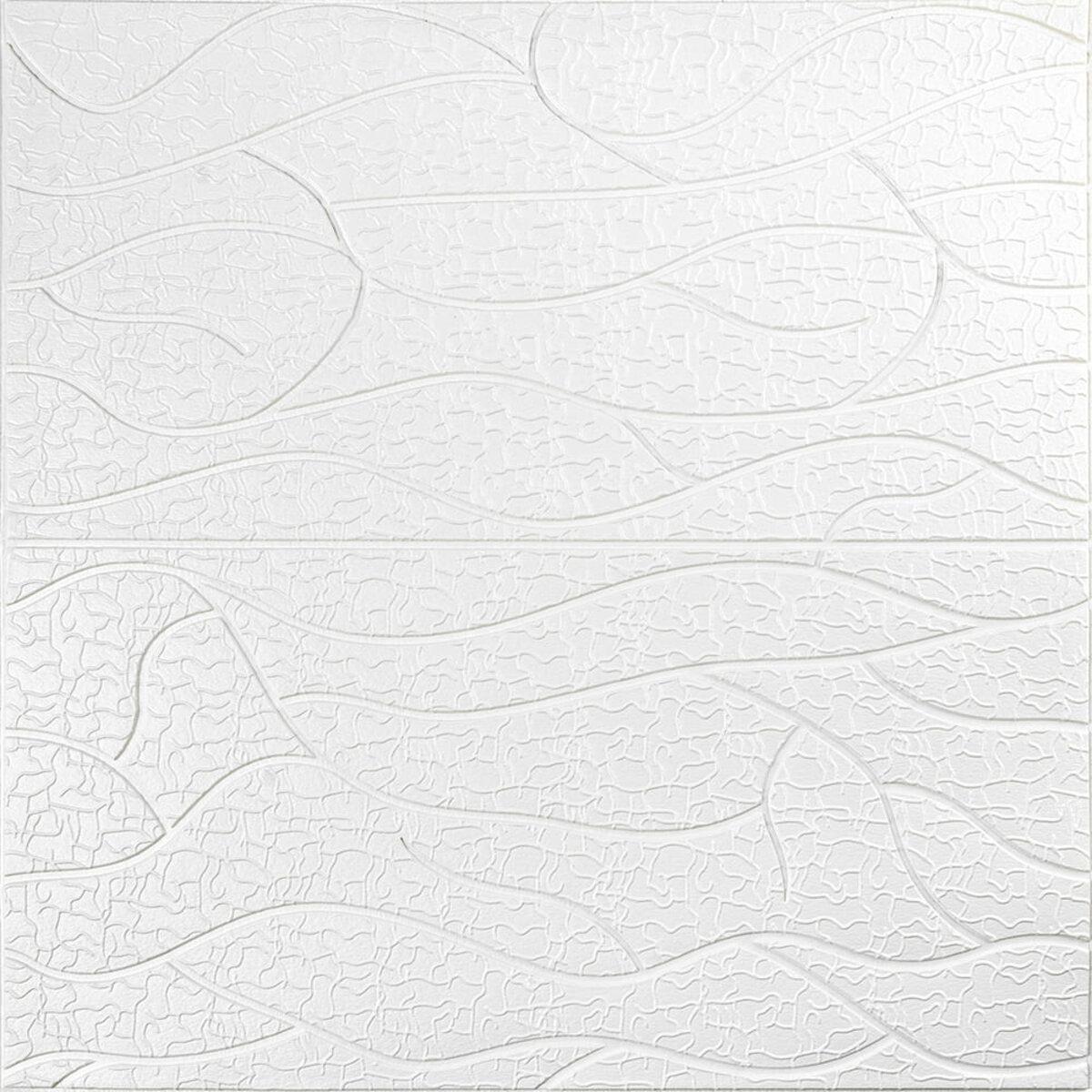 Панель 3D WHITE 700*700*6mm (D) SW-00001948 RAMKABUD 2 Панель 3D WHITE 700*700*6mm (D) SW-00001948 RAMKABUD RAMKABUD- Купить стройматериалы для кровли и фасада 2
