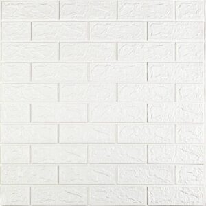 3D панель самоклеющаяся кирпич Белый 700х770х3мм (001-3) SW-00000174 RAMKABUD 3D панель самоклеющаяся кирпич Белый 700х770х3мм (001-3) SW-00000174 RAMKABUD RAMKABUD- Купить стройматериалы для кровли и фасада