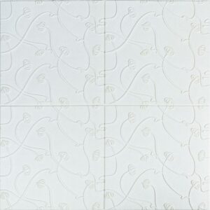 Панель 3D WHITE 700*700*6mm (D) SW-00001958 RAMKABUD RAMKABUD- Купить стройматериалы для кровли и фасада