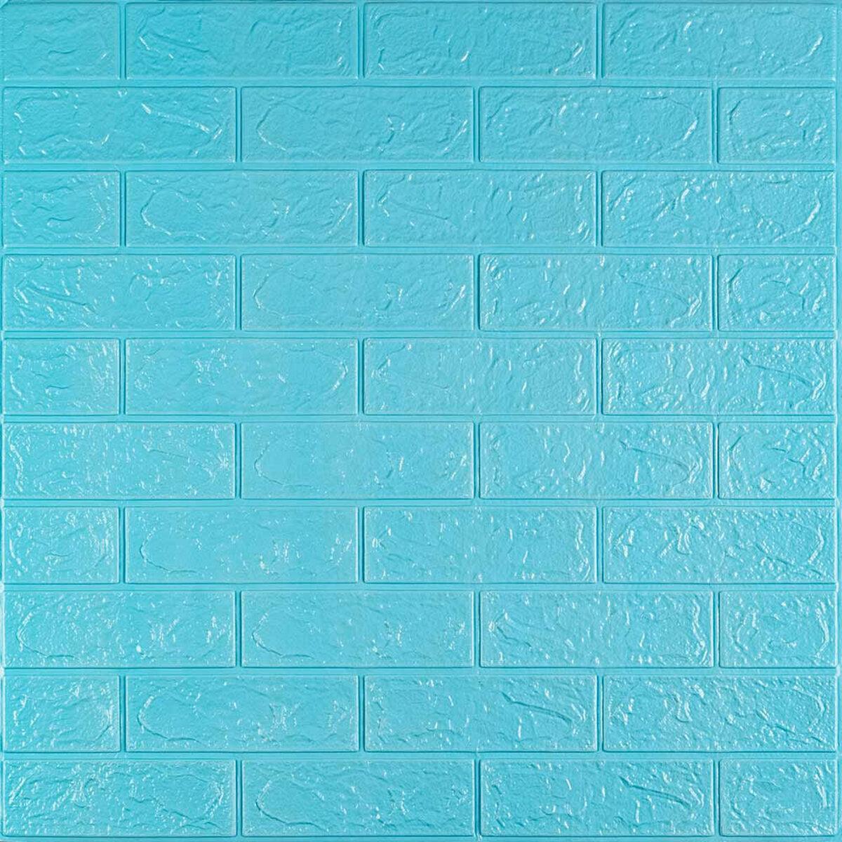 3D панель самоклеющаяся кирпич Бирюза 700х770х3мм (002-3) SW-00000573 RAMKABUD 2 3D панель самоклеющаяся кирпич Бирюза 700х770х3мм (002-3) SW-00000573 RAMKABUD RAMKABUD- Купить стройматериалы для кровли и фасада 2