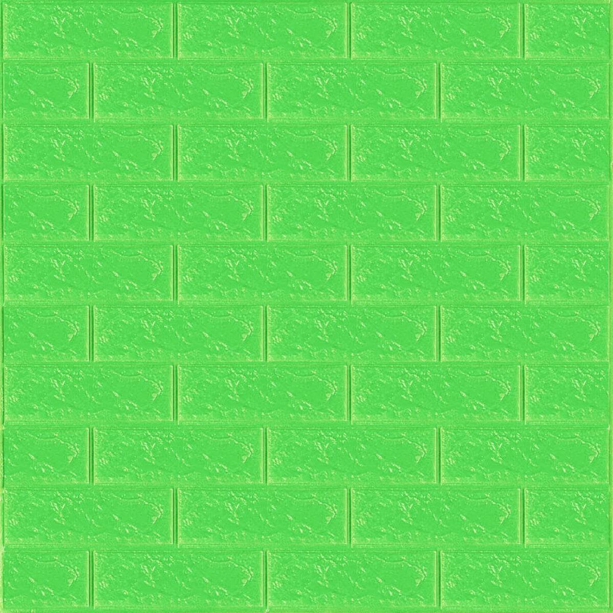 3D панель самоклеющаяся кирпич Зеленый 700x770x3мм (013-3) SW-00000639 RAMKABUD 2 3D панель самоклеющаяся кирпич Зеленый 700x770x3мм (013-3) SW-00000639 RAMKABUD RAMKABUD- Купить стройматериалы для кровли и фасада 2