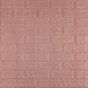 Панель стеновая 3D 700х770х3мм кирпич розово-лиловый SW-00002438 RAMKABUD RAMKABUD- Купить стройматериалы для кровли и фасада