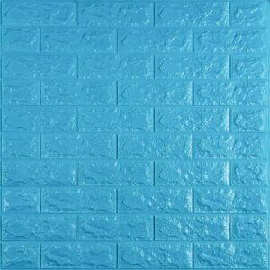 3D панель самоклеющаяся кирпич Голубой 700x770x7мм (005-7) SW-00000658 RAMKABUD 3D панель самоклеющаяся кирпич Голубой 700x770x7мм (005-7) SW-00000658 RAMKABUD RAMKABUD- Купить стройматериалы для кровли и фасада
