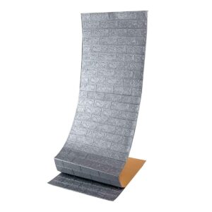 R017-2-20 Панель стеновая в рулоне 3D 700мм*19,6м*2мм серебро (D) SW-00002278 RAMKABUD RAMKABUD- Купить стройматериалы для кровли и фасада