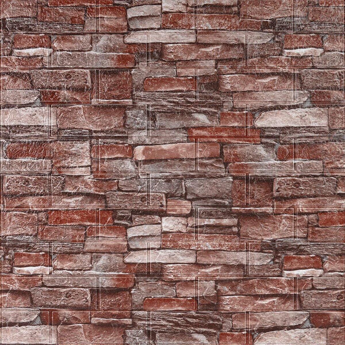 Самоклеящаяся 3D панель под камень красный песчаник 700x770x3мм (58-3) SW-00001319 RAMKABUD 2 Самоклеящаяся 3D панель под камень красный песчаник 700x770x3мм (58-3) SW-00001319 RAMKABUD RAMKABUD- Купить стройматериалы для кровли и фасада 2