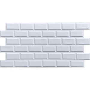 Декоративная ПВХ панель белый клинкерный кирпич 960х480х4мм SW-00001431 RAMKABUD Декоративная ПВХ панель белый клинкерный кирпич 960х480х4мм SW-00001431 RAMKABUD RAMKABUD- Купить стройматериалы для кровли и фасада