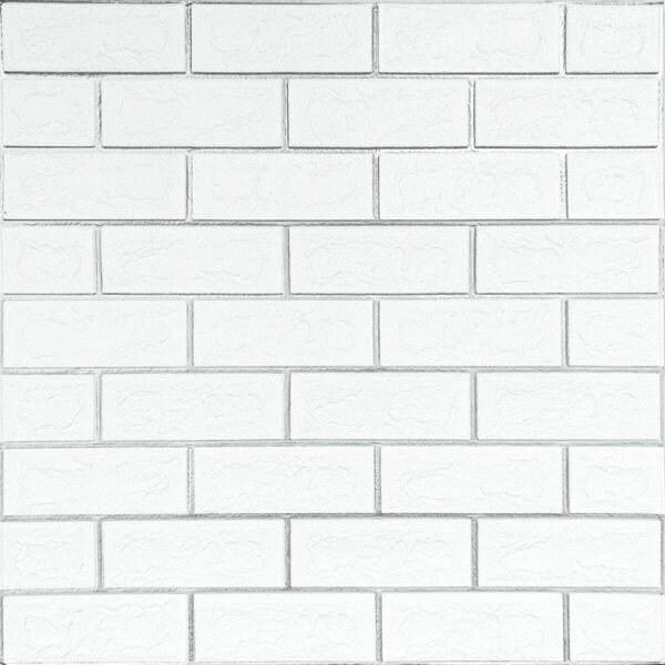 Панель стеновая 70*70cm*5mm белый кирпич с серебром (D) SW-00001502 RAMKABUD RAMKABUD- Купить стройматериалы для кровли и фасада 2