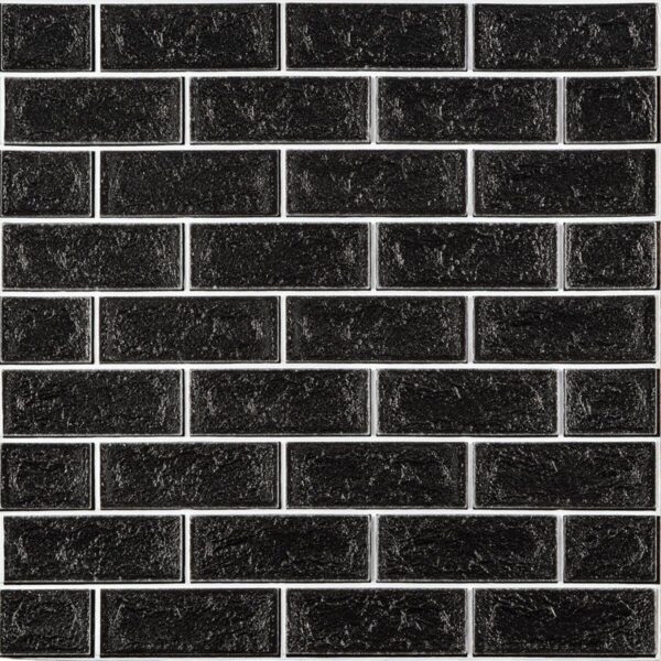 Панель стеновая 70*70cm*5mm чёрный кирпич с белым (D) SW-00001503 RAMKABUD RAMKABUD- Купить стройматериалы для кровли и фасада 2