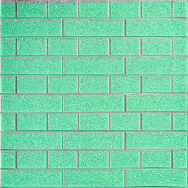 Панель стеновая 70*70cm*5mm зелёный кирпич с серебром (D) SW-00001803 RAMKABUD RAMKABUD- Купить стройматериалы для кровли и фасада 2
