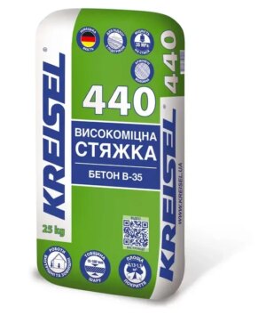 Высокопрочная стяжка для полов БЕТОН B-35 , Kreisel 440 RAMKABUD RAMKABUD- Купить стройматериалы для кровли и фасада