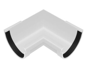 Угол желоба 90° — RainWay 130 mm RAMKABUD Угол желоба 90° — RainWay 130 mm RAMKABUD RAMKABUD- Купить стройматериалы для кровли и фасада