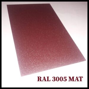 Гладкий лист 0,5 мм «Arvedi» MAT RAL 3005 RAMKABUD Гладкий лист 0,5 мм «Arvedi» MAT RAL 3005 RAMKABUD RAMKABUD- Купить стройматериалы для кровли и фасада
