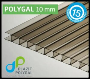 Сотовый Поликарбонат 10 мм «Polygal Standart» (Бронзовый) RAMKABUD Сотовый Поликарбонат 10 мм «Polygal Standart» (Бронзовый) RAMKABUD RAMKABUD- Купить стройматериалы для кровли и фасада