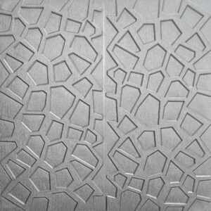 Самоклеющаяся декоративная потолочно-стеновая 3D панель серебряная 700x700x5мм (118) SW-00000236 RAMKABUD RAMKABUD- Купить стройматериалы для кровли и фасада