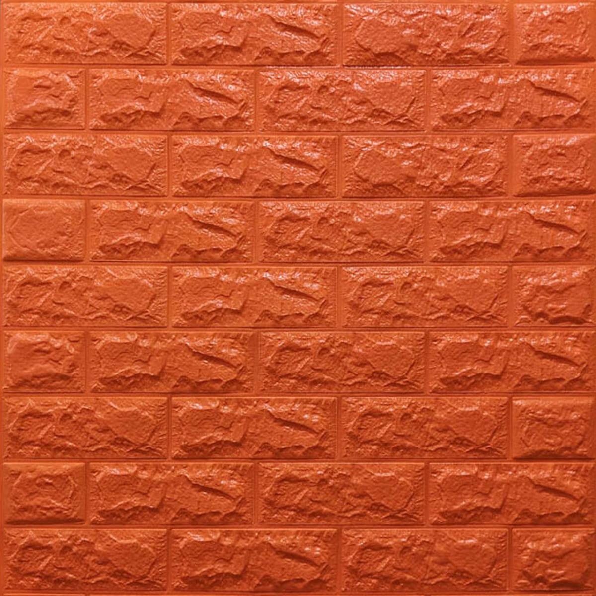 3D панель самоклеющаяся кирпич Оранжевый 700x770x7мм (007-7) SW-00000056 RAMKABUD 2 3D панель самоклеющаяся кирпич Оранжевый 700x770x7мм (007-7) SW-00000056 RAMKABUD RAMKABUD- Купить стройматериалы для кровли и фасада 2