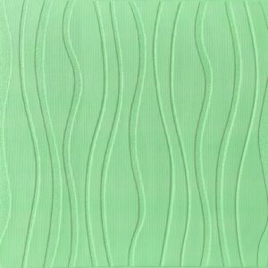 Самоклеющаяся 3D панель светло-зеленые волны 600x600x6мм SW-00001327 RAMKABUD RAMKABUD- Купить стройматериалы для кровли и фасада